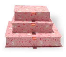 Hediyelik set mukavva kutu üç ebat set mukavva kutudur. üç farlı ebat olarak mukavvadan yapılan puantiyeli hediyelik kutu