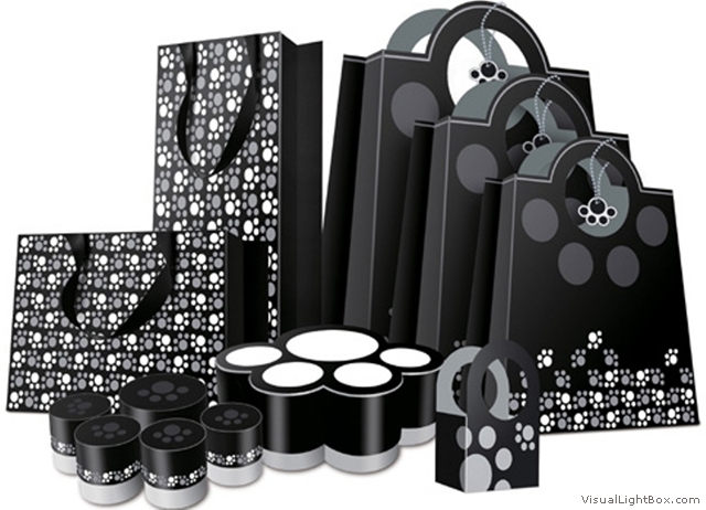 Değişik karton çanta modelleri