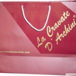 la cravate bursa karton çant