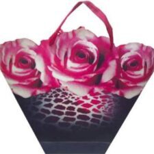 Üçgen karton çanta