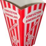 Orta boy popcorn kutu ambalajı
